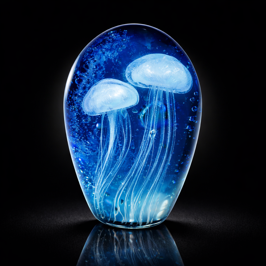 Blue Serenity Jellyfish