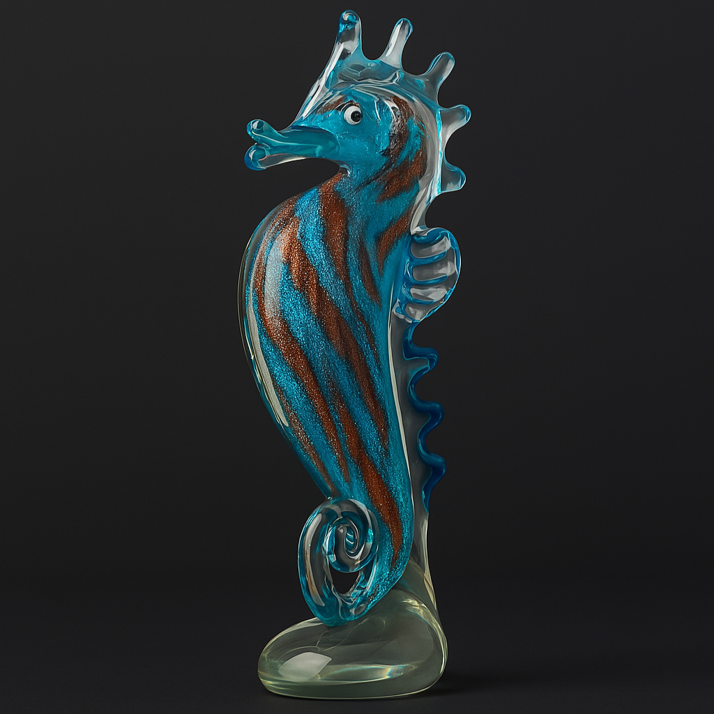 Amber Twirl Seahorse
