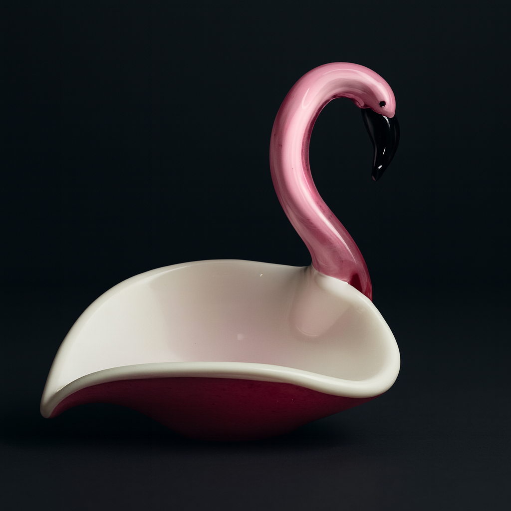 Pink Flamingo Bowl