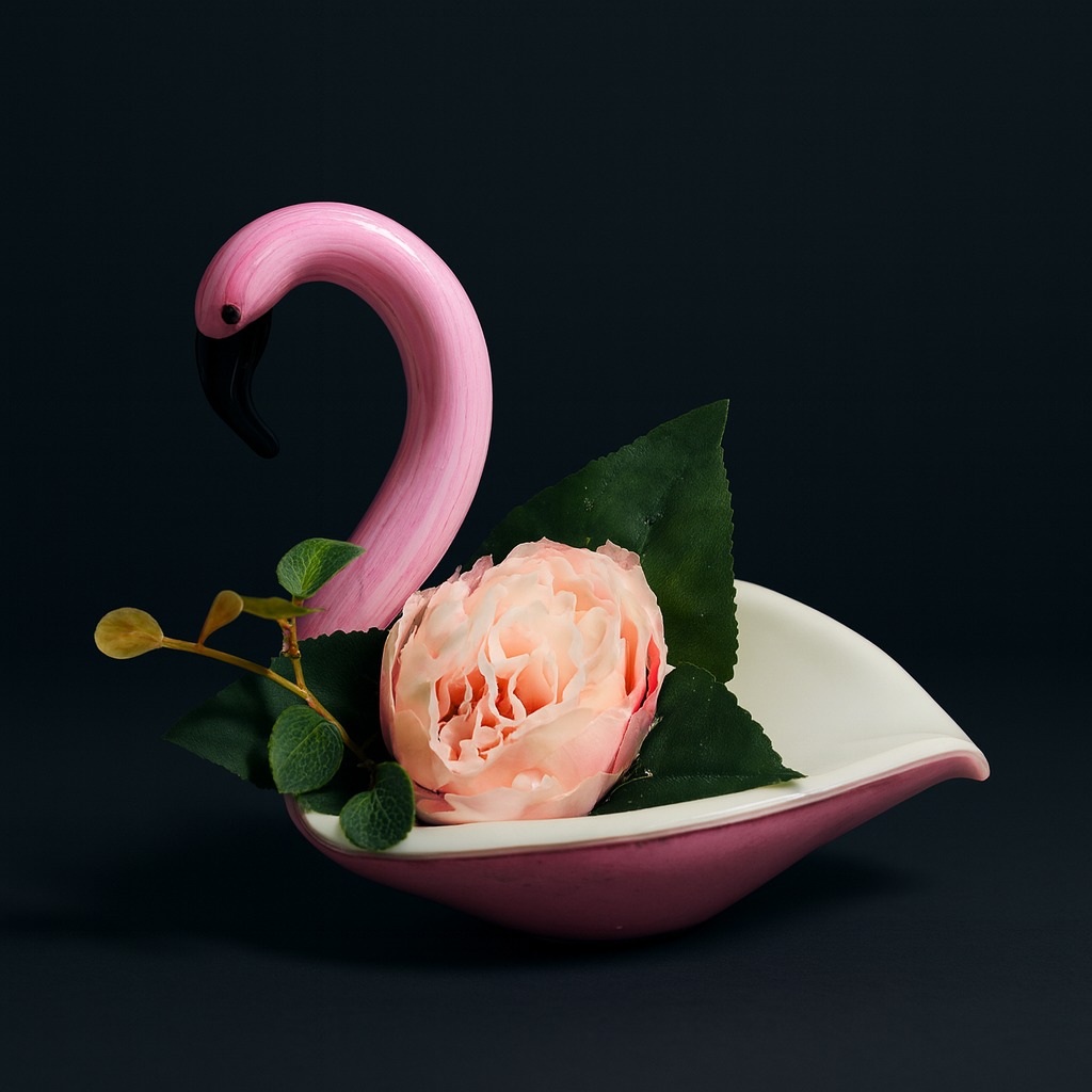 Pink Flamingo Bowl