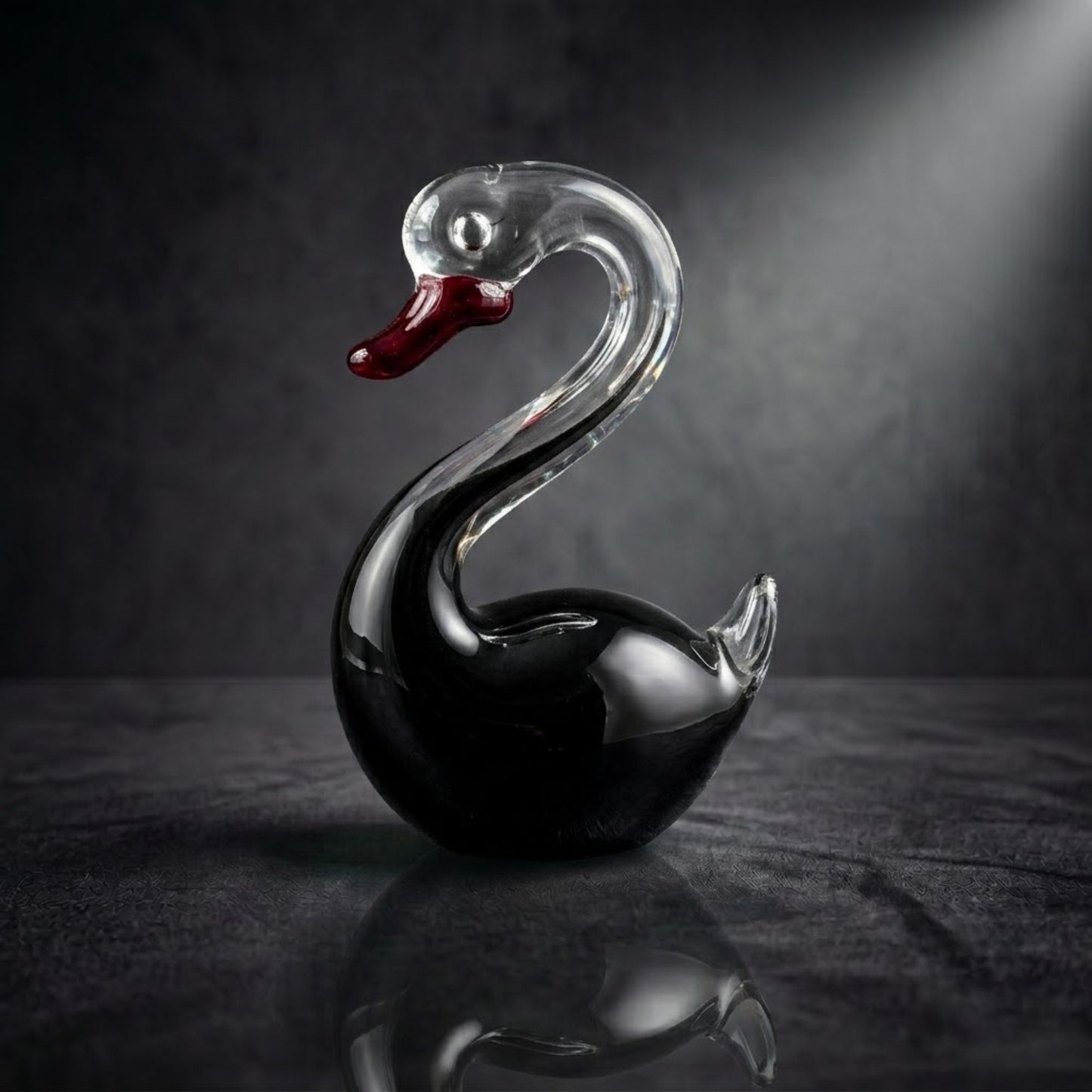 Moonlit Black Swan