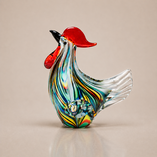 Rainbow Crest Rooster