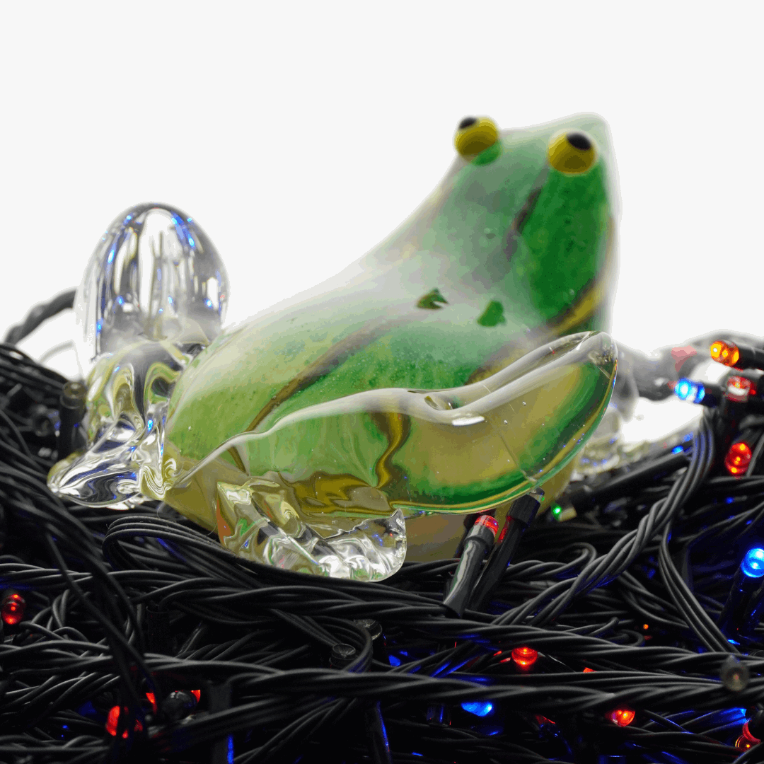 Handmade Frog Sculpture