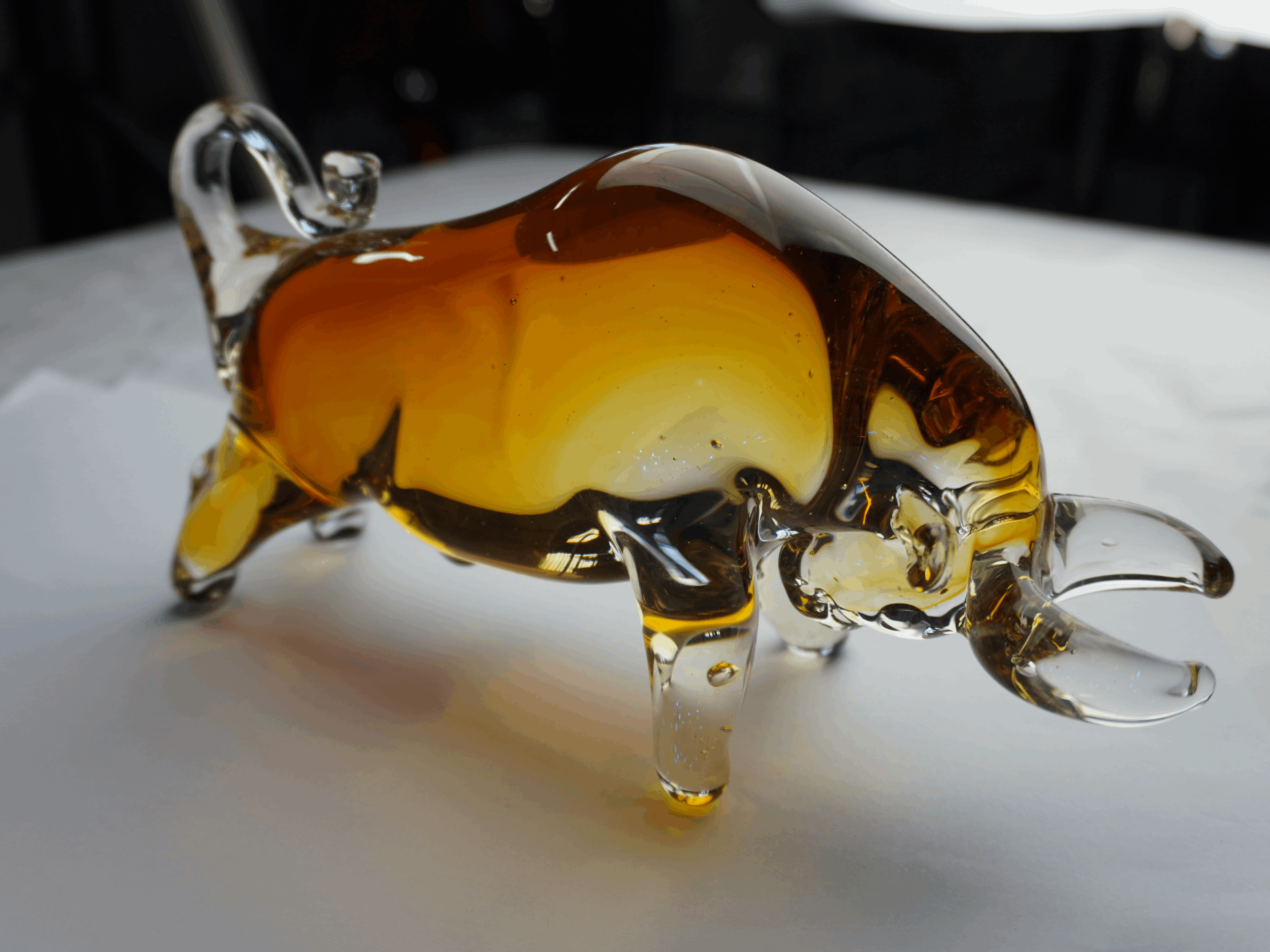 Handmade Charging Bull Sculpture for Bullish Investors