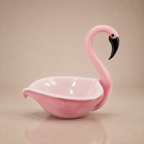 Pink Flamingo Bowl