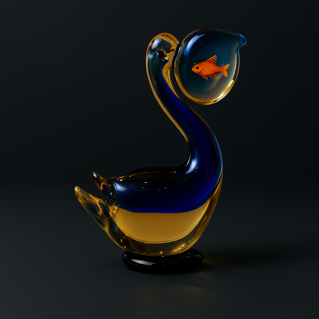 Goldfish and Pelican