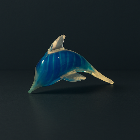 Turquoise Spiral Dolphin
