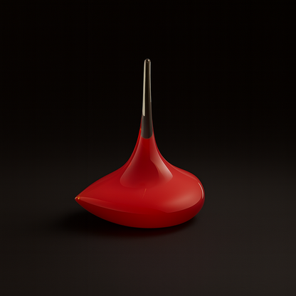 Red Heart Shaped Sculpture