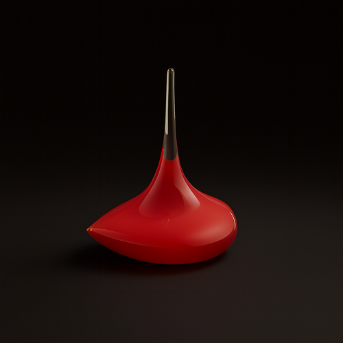 Red Heart Shaped Sculpture