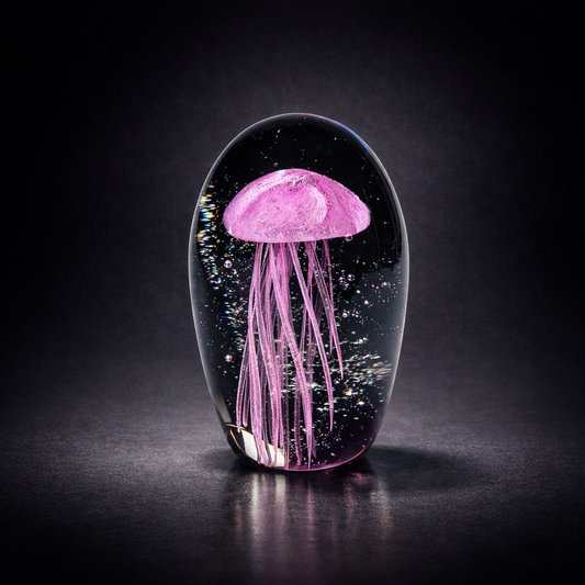Rosewater Jellyfish Paperweight