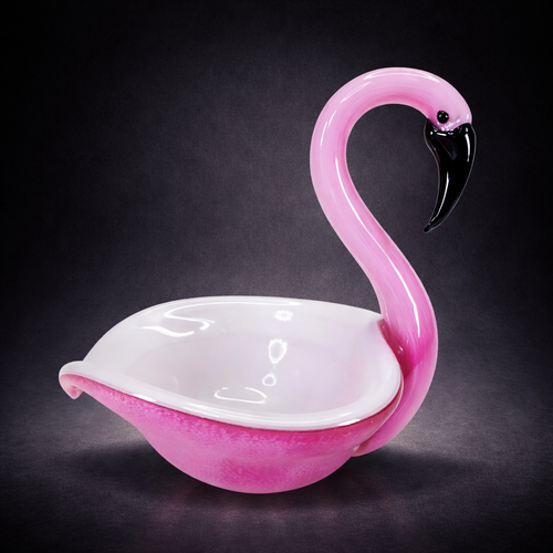 Pink Flamingo Bowl