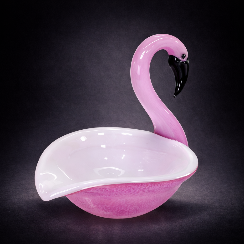 Pink Flamingo Bowl