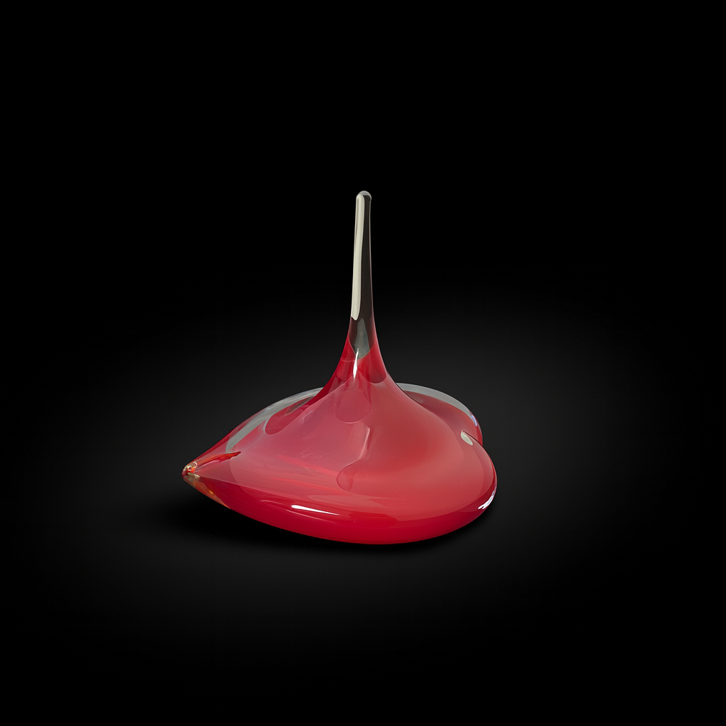 Red Heart Shaped Sculpture