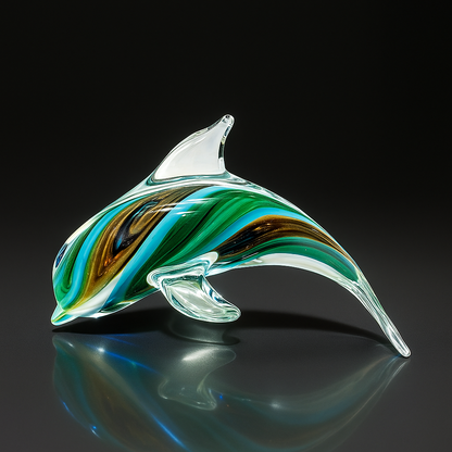 Emerald Sunset Dolphin