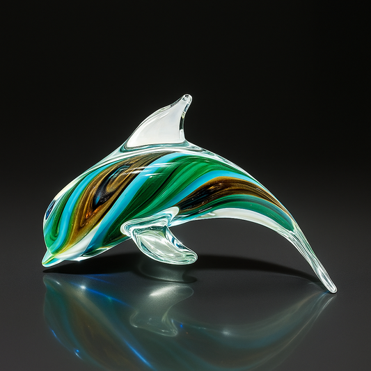 Emerald Sunset Dolphin