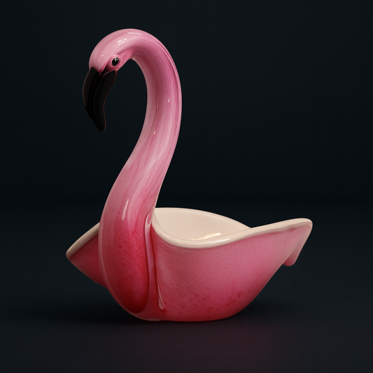 Pink Flamingo Bowl