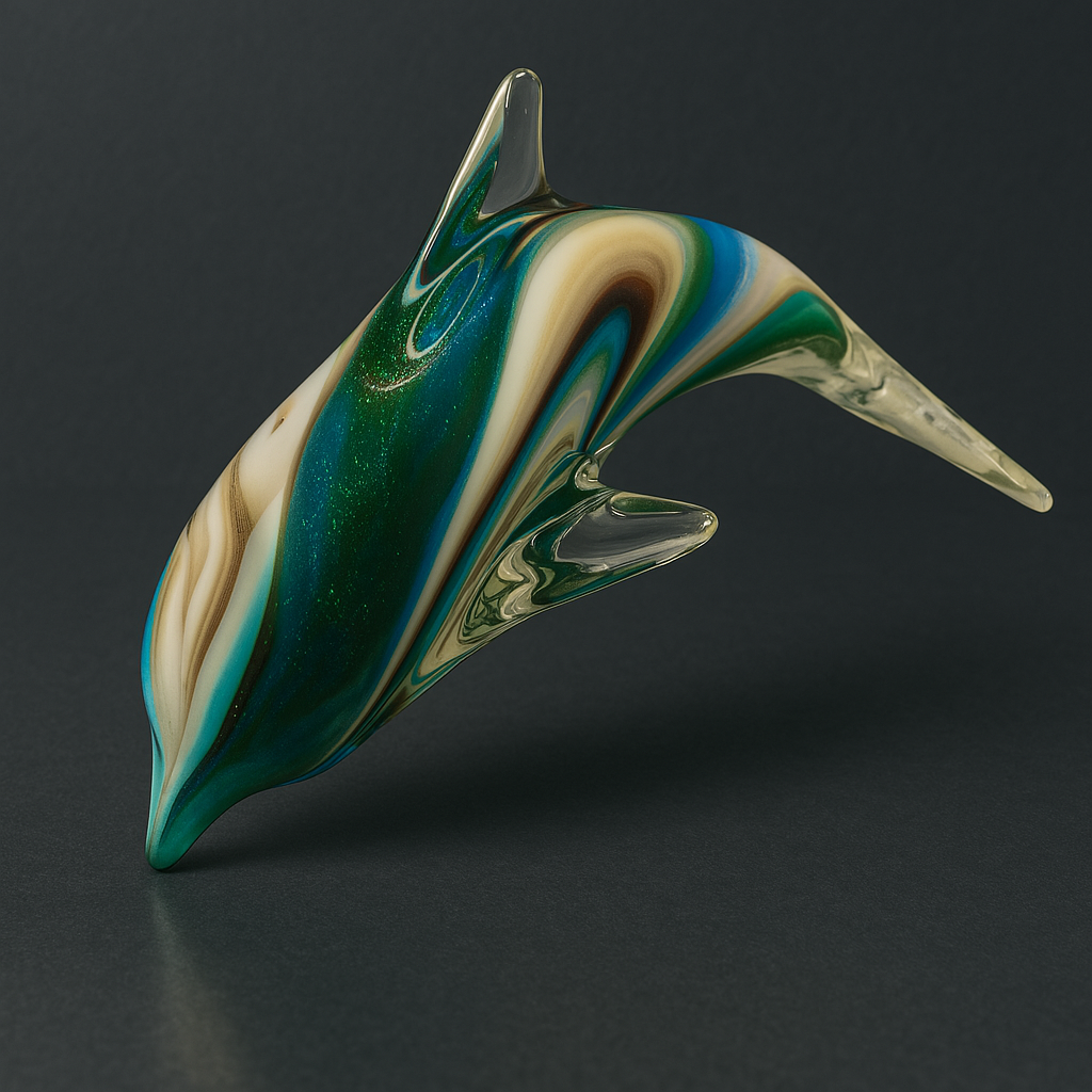 Emerald Sunset Dolphin