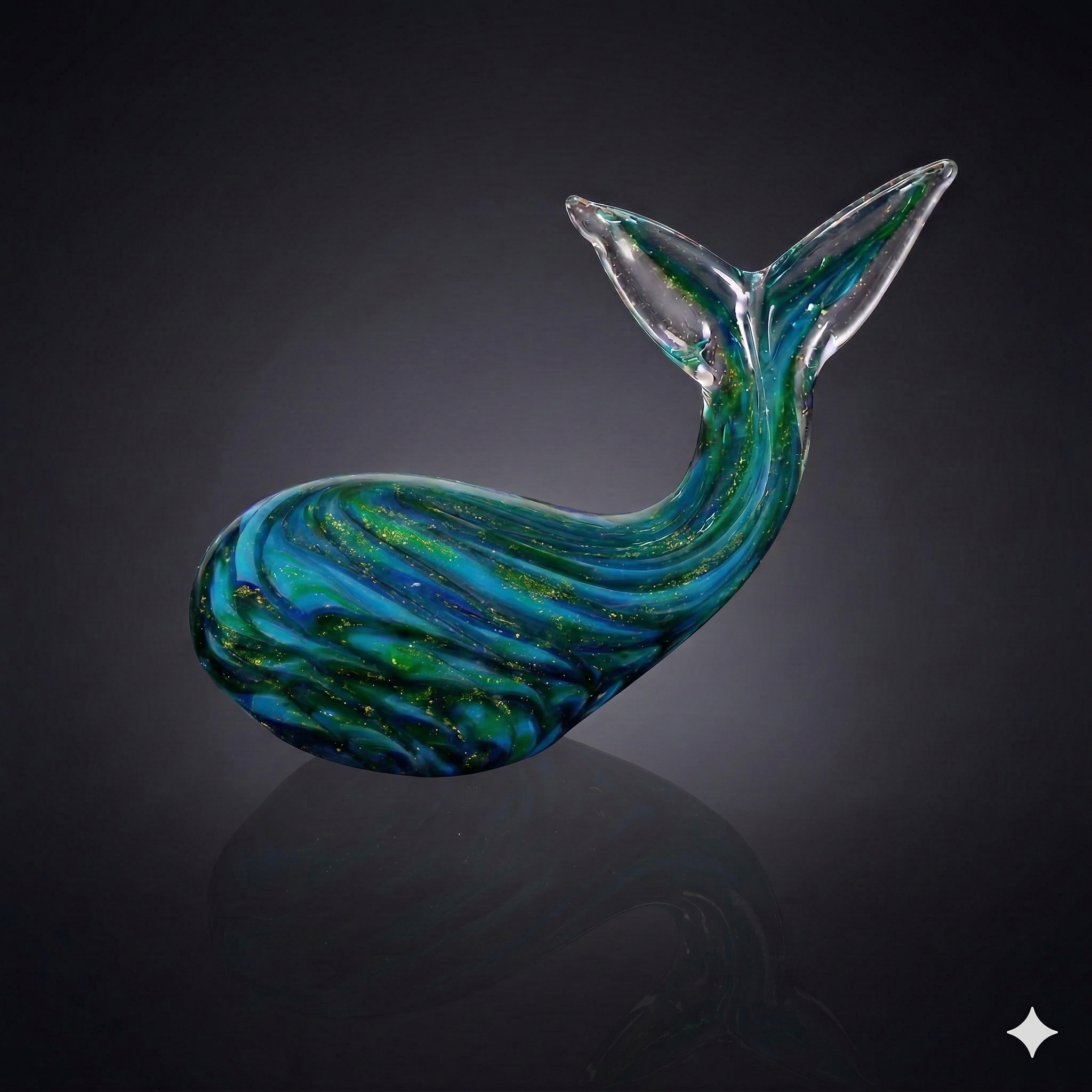 Mystic Emerald Whale