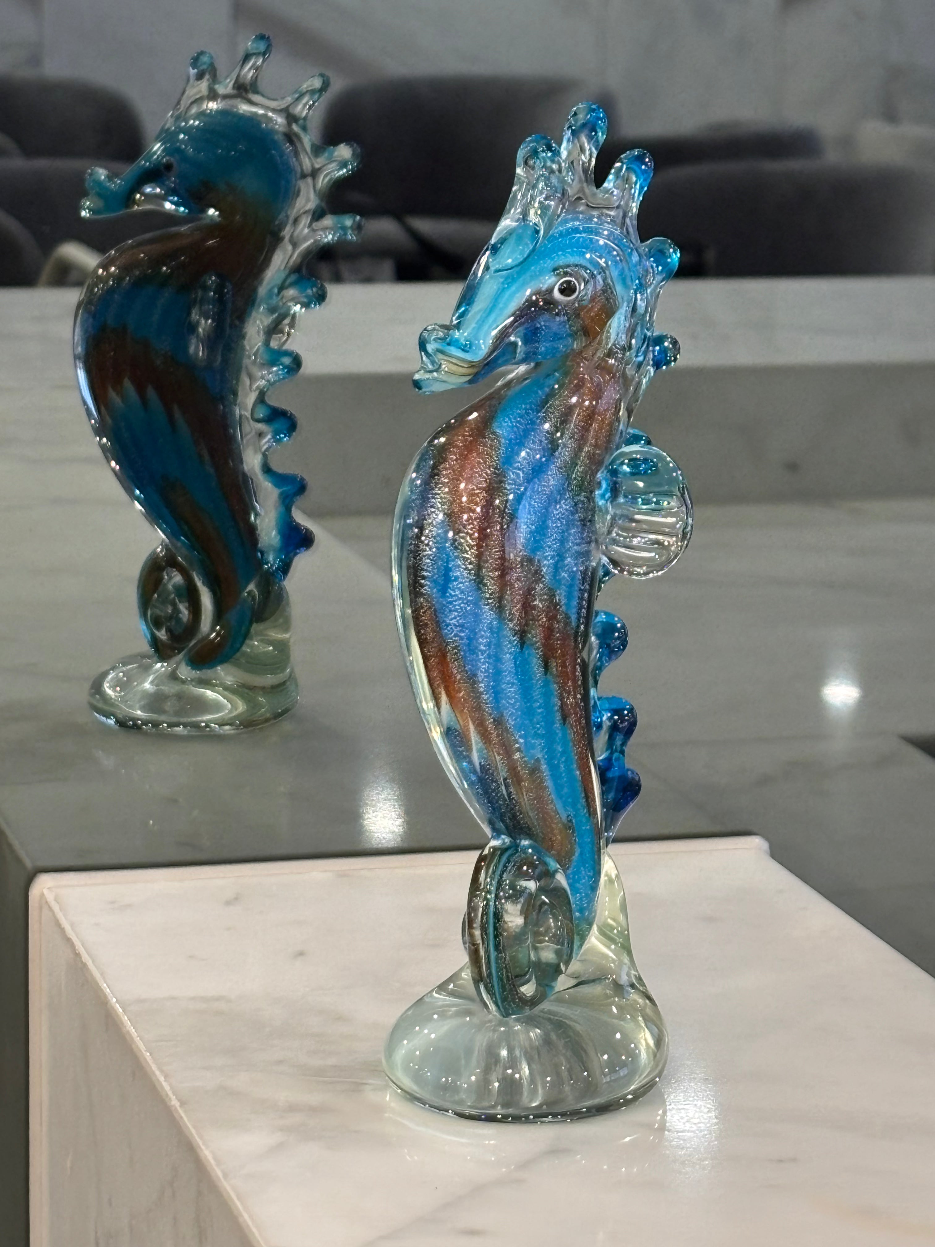 Amber Twirl Seahorse