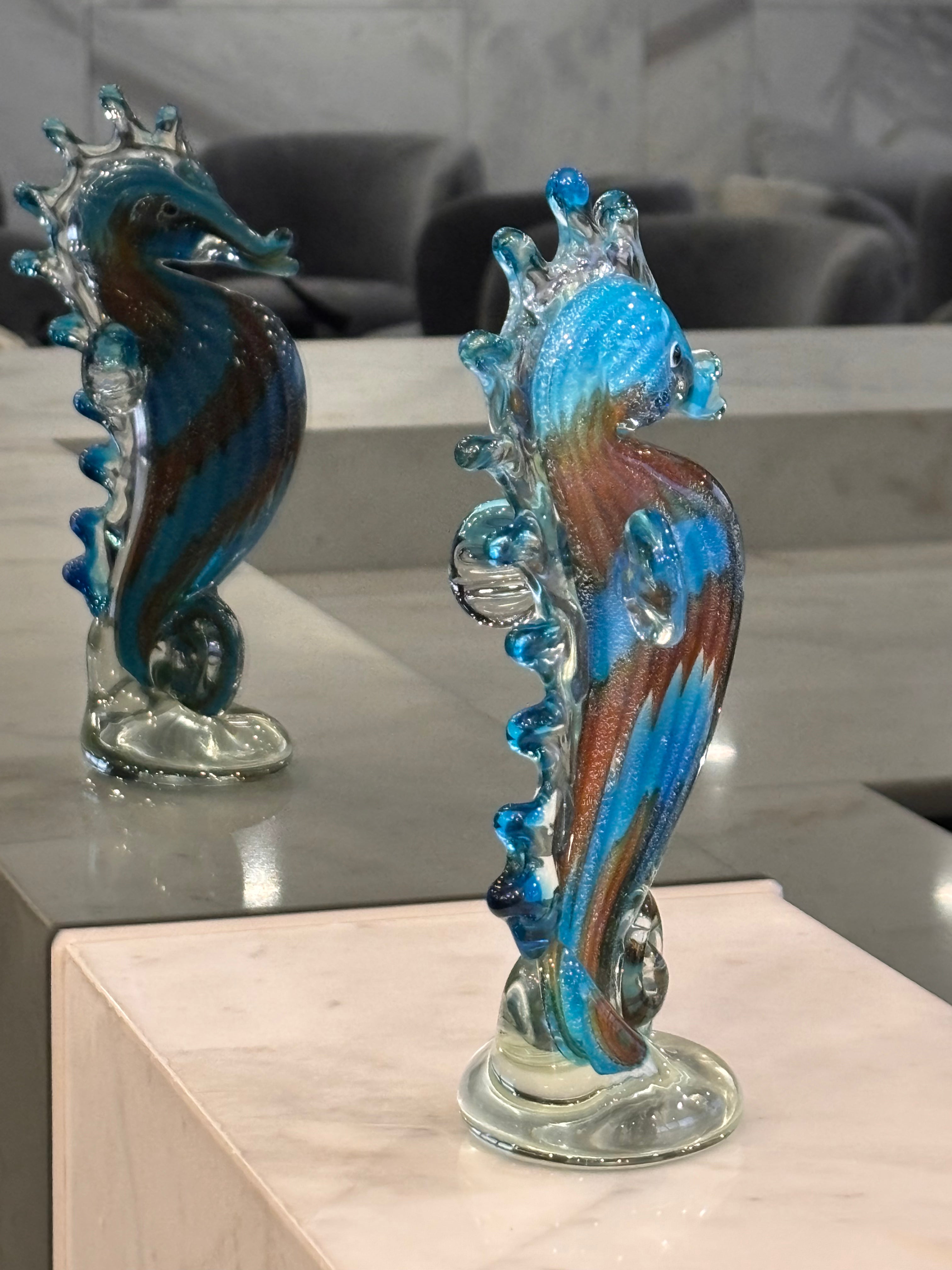 Amber Twirl Seahorse