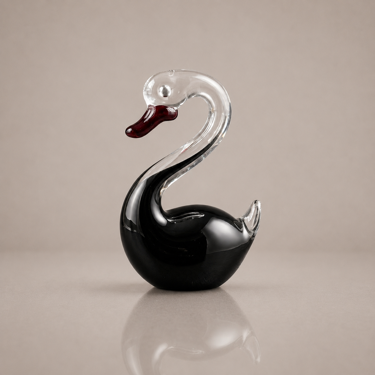 Moonlit Black Swan
