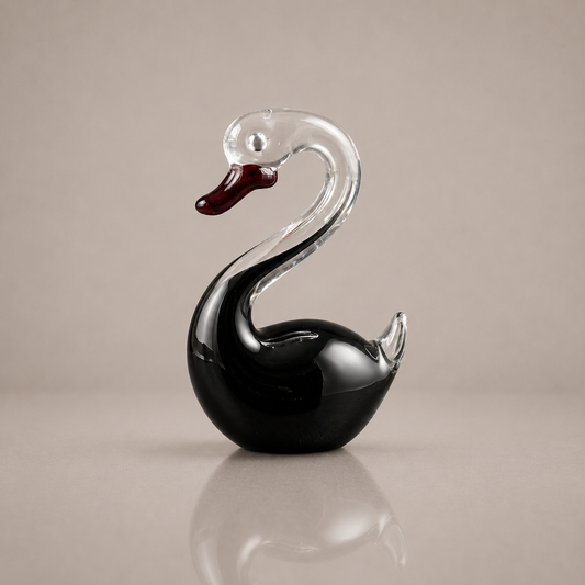 Moonlit Black Swan