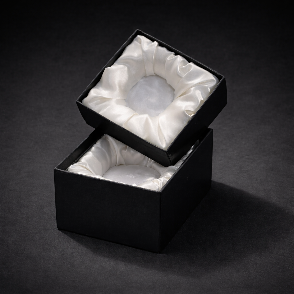 Scarlet Bloom Art Glass Paperweight