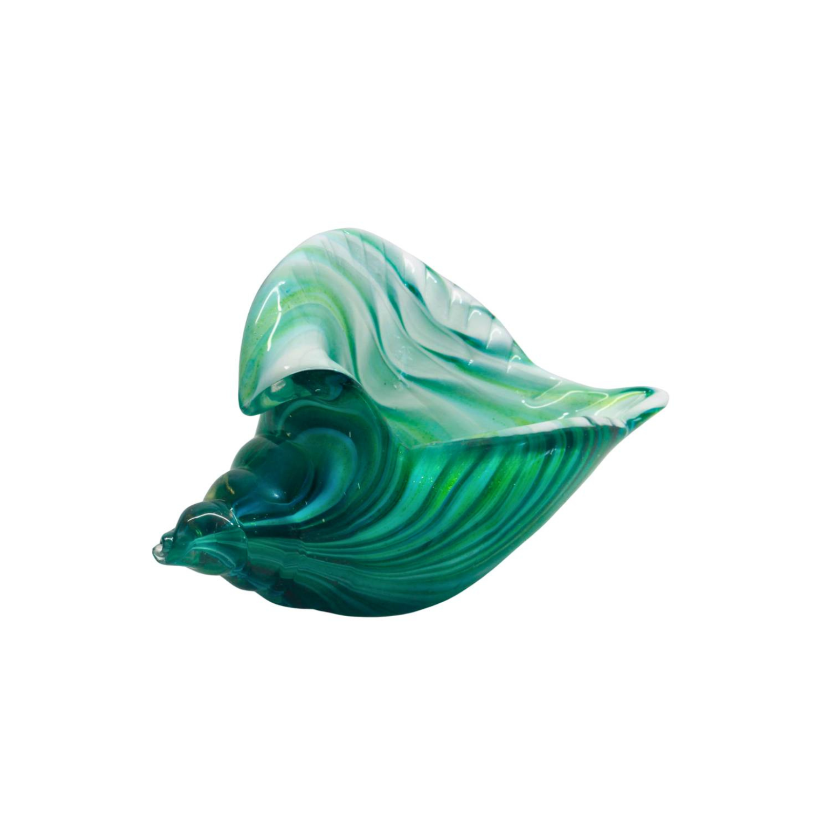 Emerald Seafoam Conch Shell