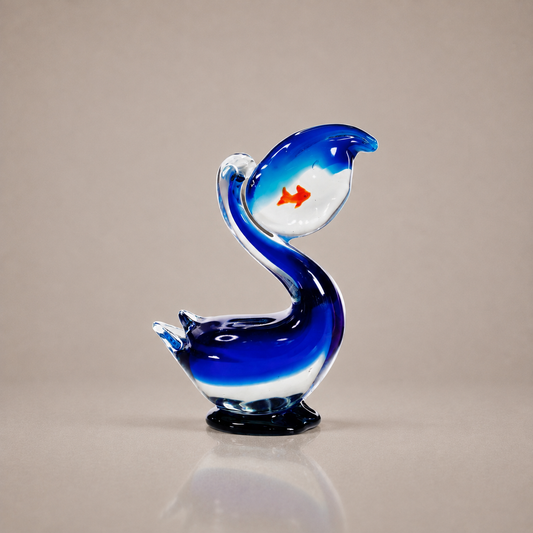 Pelican & Goldfish Blue