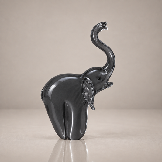 Frosted Charcoal Elephant