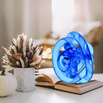 Blue Glass Knot