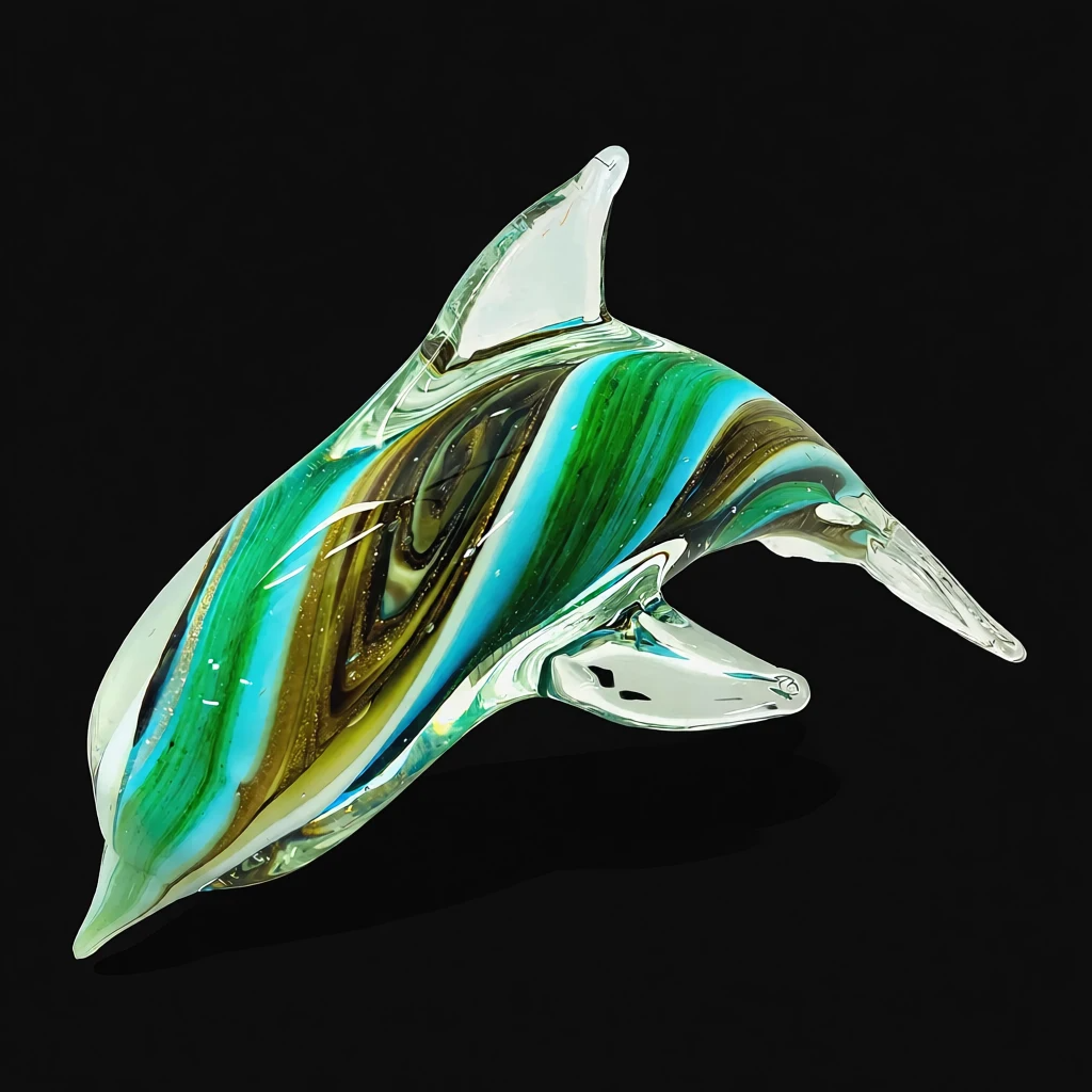 Emerald Sunset Dolphin