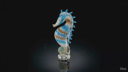 Amber Twirl Seahorse