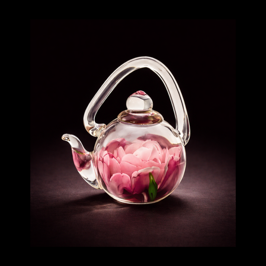 Blushfire Rose Teapot