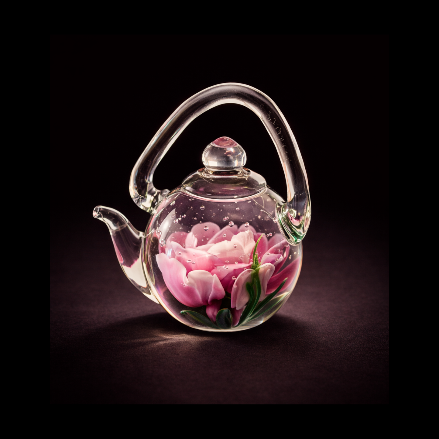 Blushfire Rose Teapot